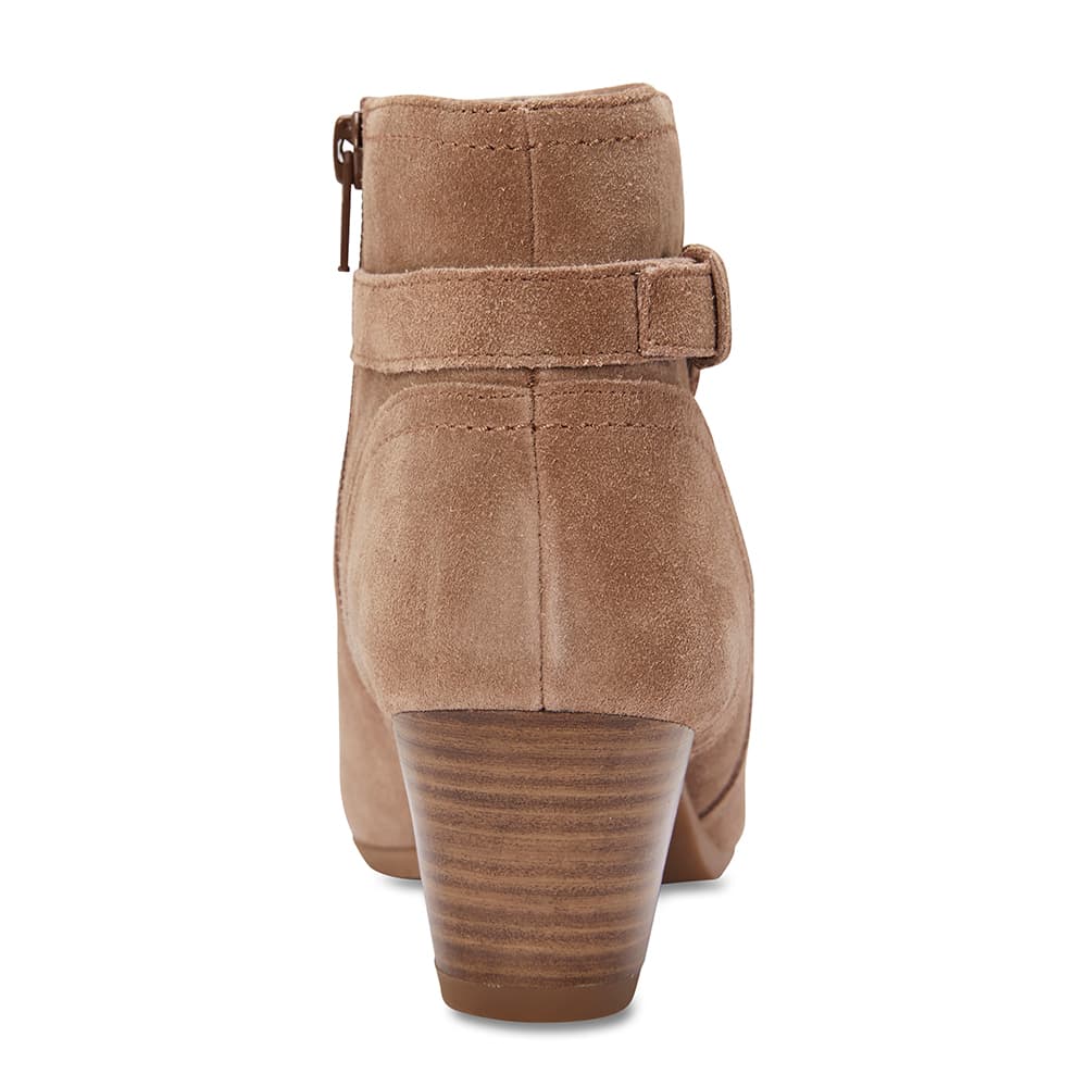 Tokyo Boot in Taupe Suede
