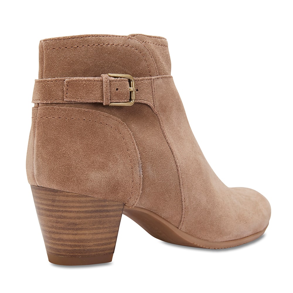 Tokyo Boot in Taupe Suede