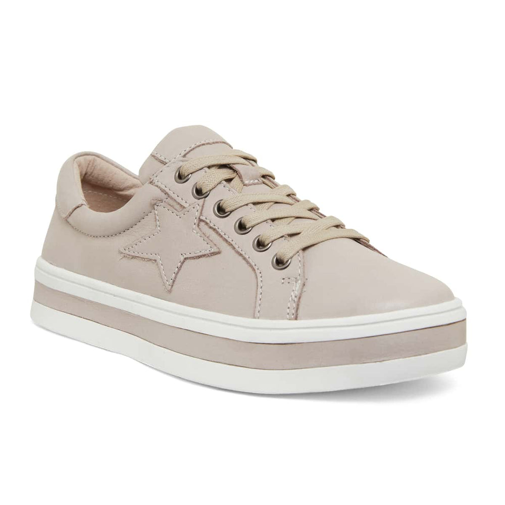 Ultra Sneaker in Taupe Leather