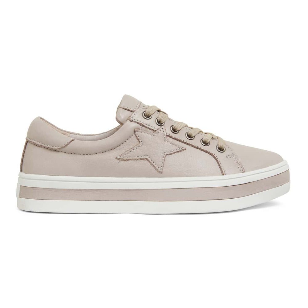 Ultra Sneaker in Taupe Leather