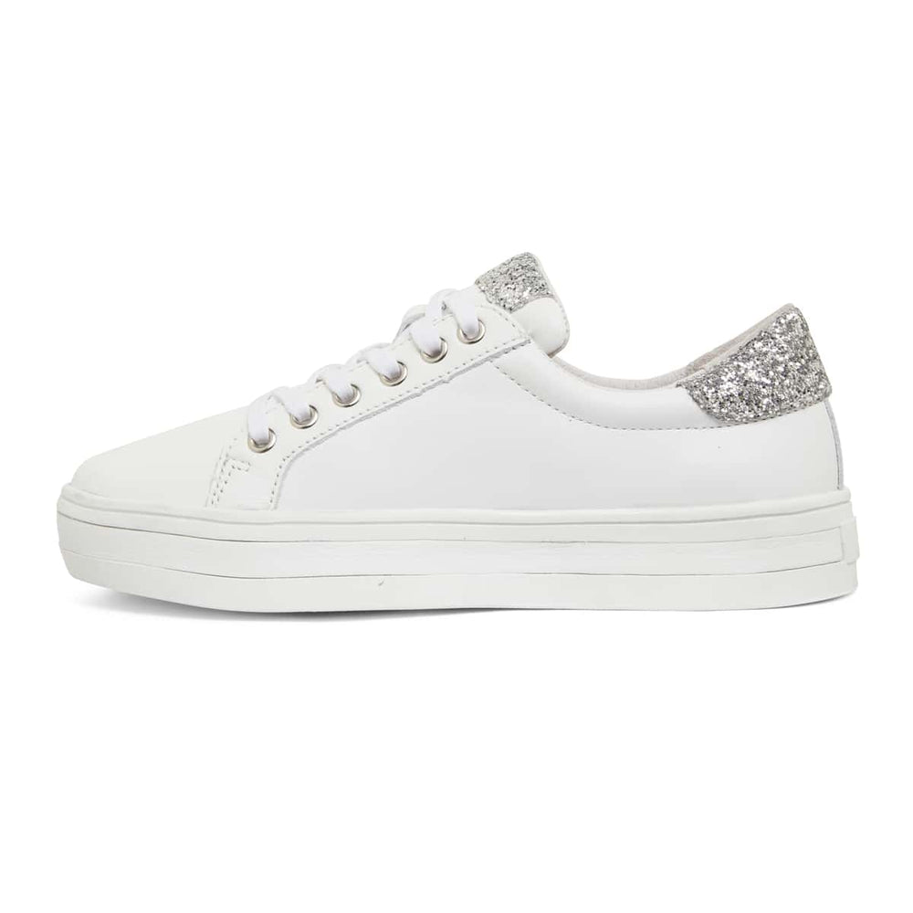 Glitter white deals sneakers