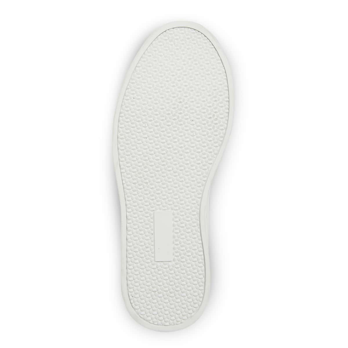 Ultra Sneaker in White Glitter Leather