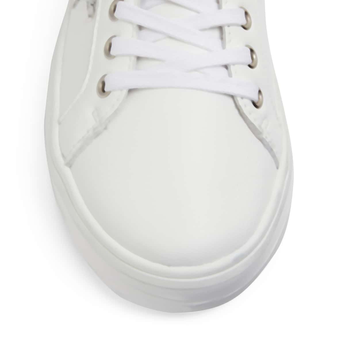 Ultra Sneaker in White Glitter Leather