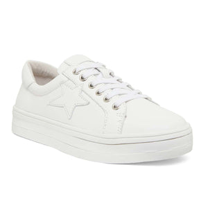 Easy Steps Ultra Sneaker in White Leather