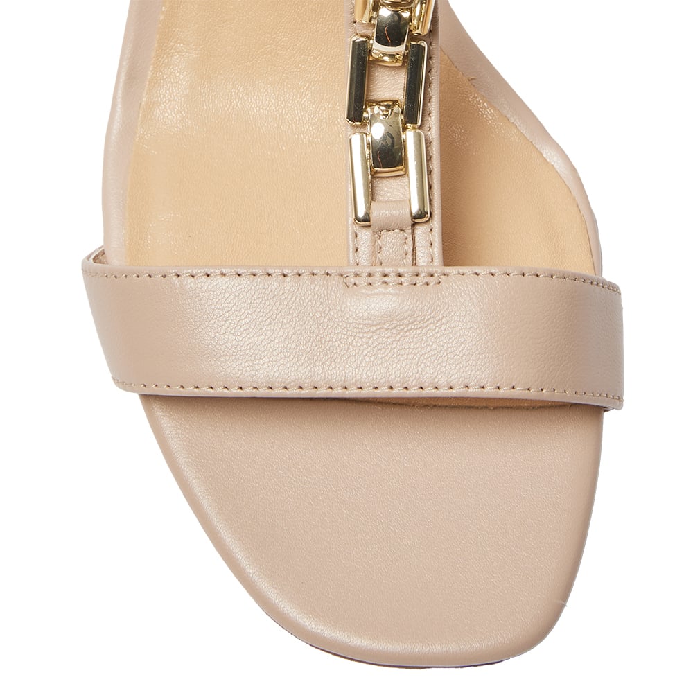 Unicorn Heel in Blush Leather