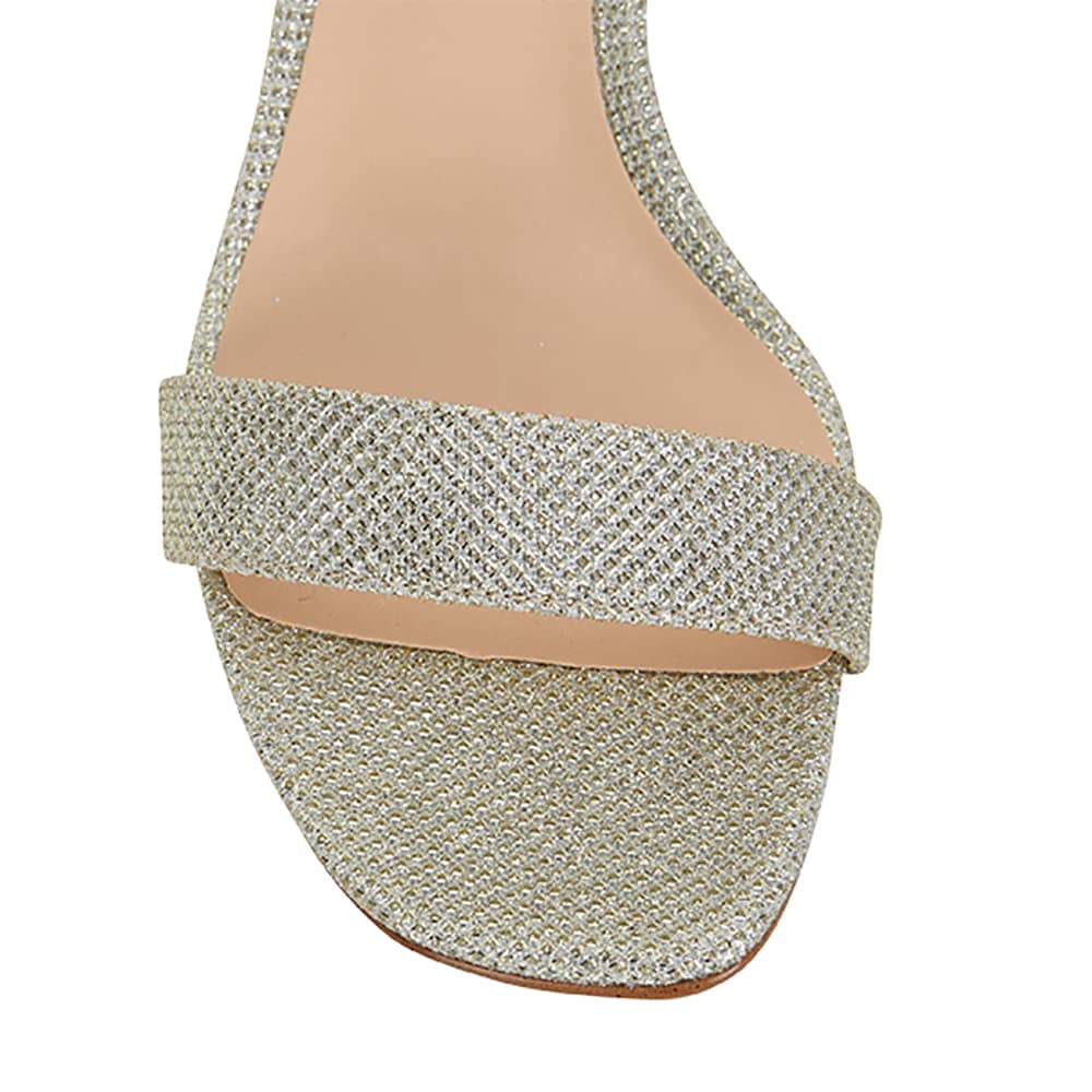 Unison Heel in Soft Gold Fabric