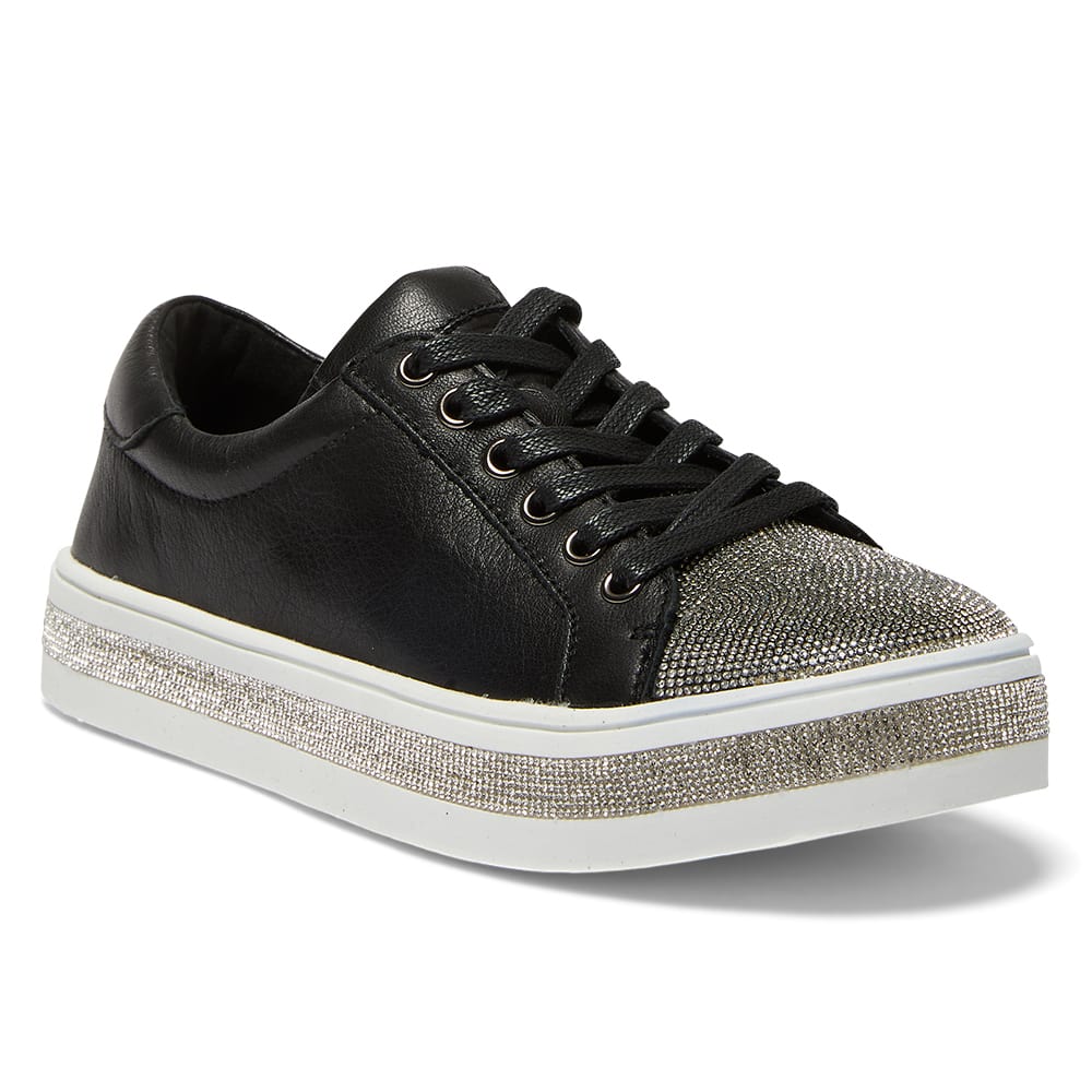 Universe Sneaker in Black Leather