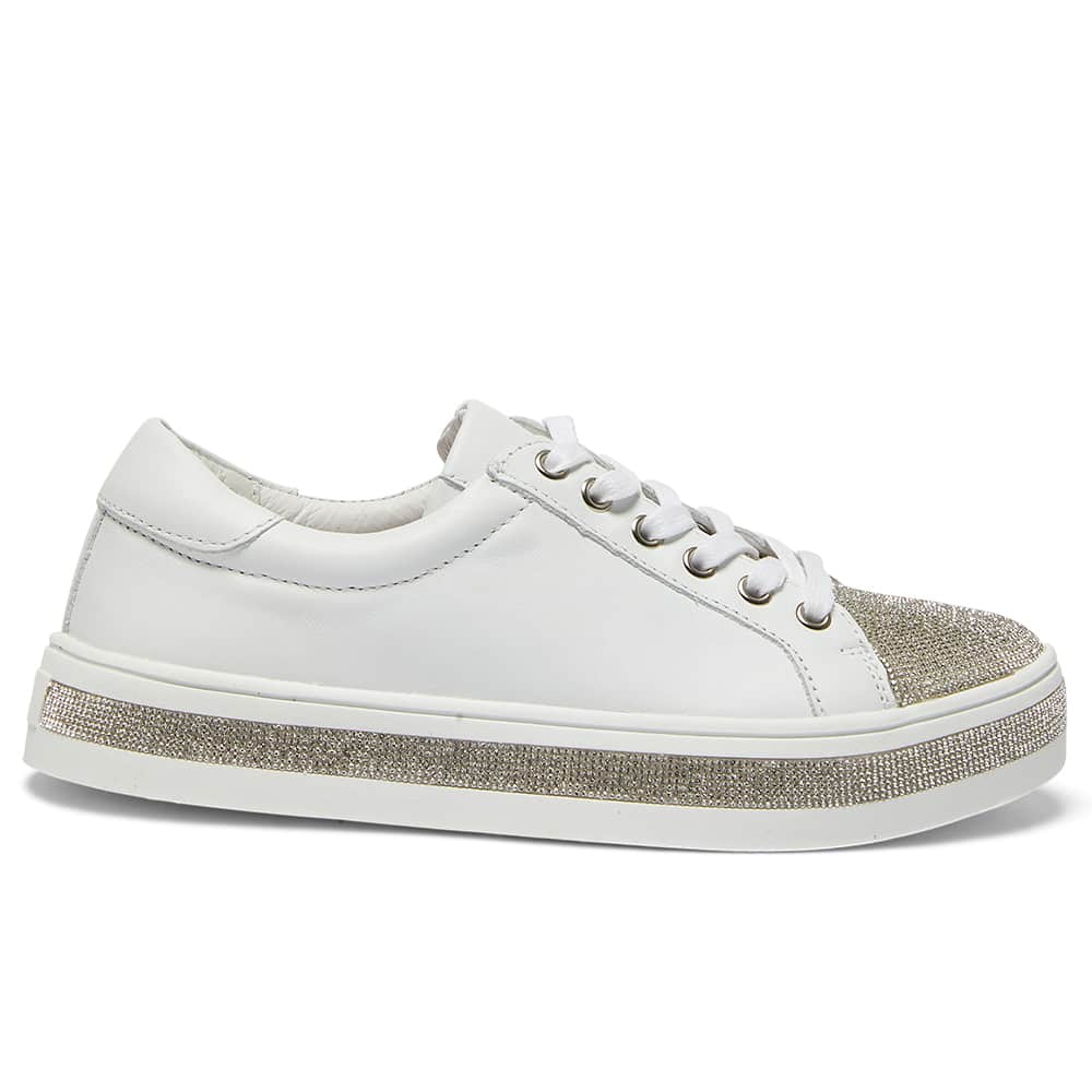 Universe Sneaker in White Leather