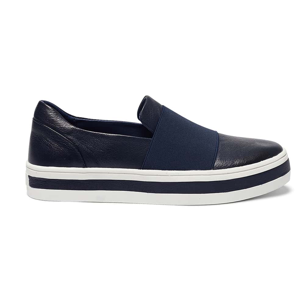 Urban Sneaker in Navy Leather