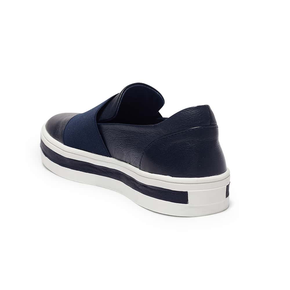 Urban Sneaker in Navy Leather