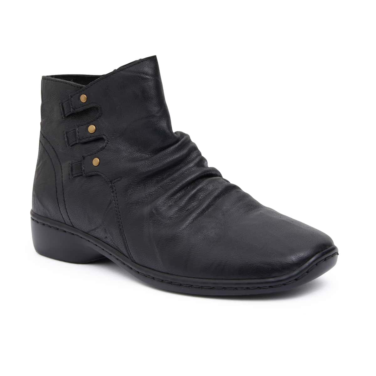 Valiant Boot in Black Leather