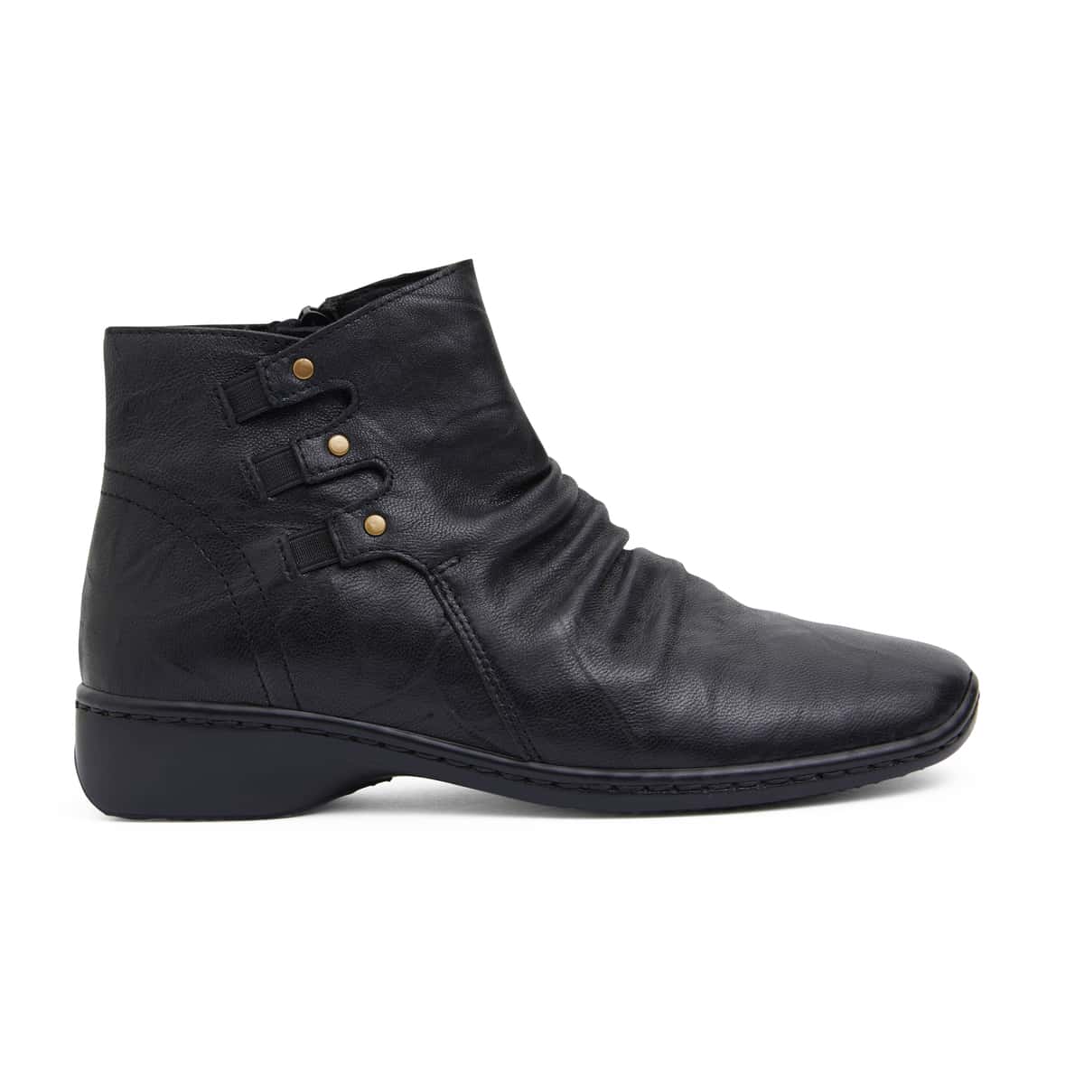 Valiant Boot in Black Leather