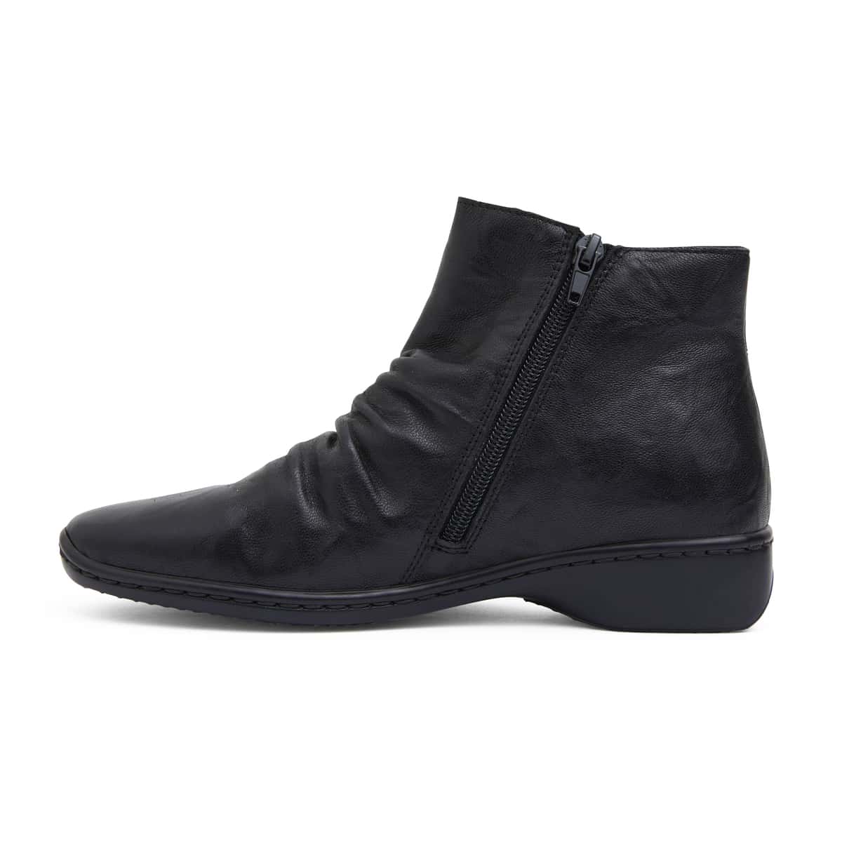 Valiant Boot in Black Leather