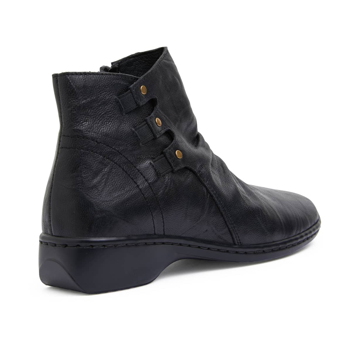 Valiant Boot in Black Leather