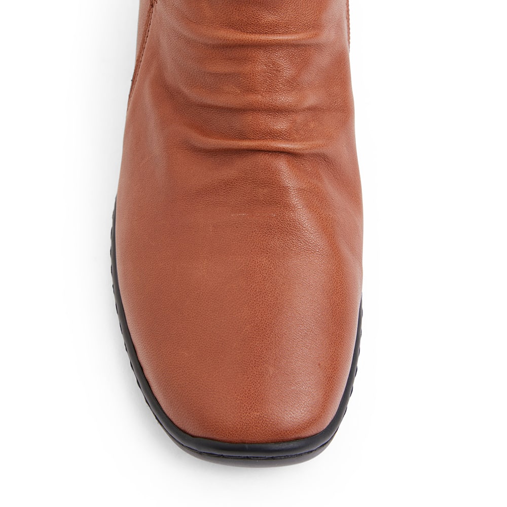 Valiant Boot in Tan Leather