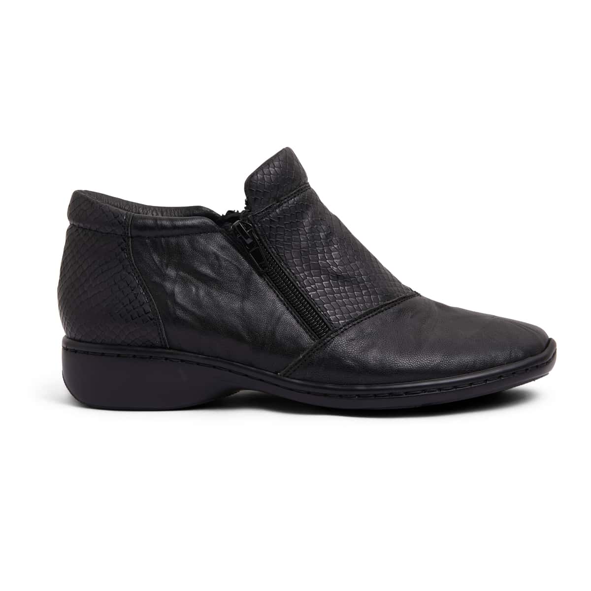 Vault Boot in Black Leather
