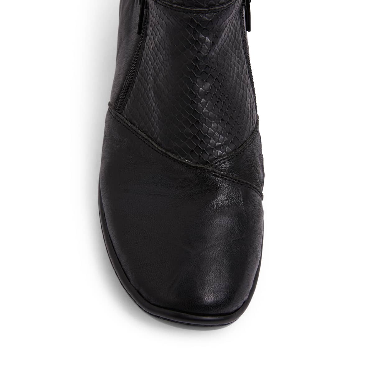Vault Boot in Black Leather