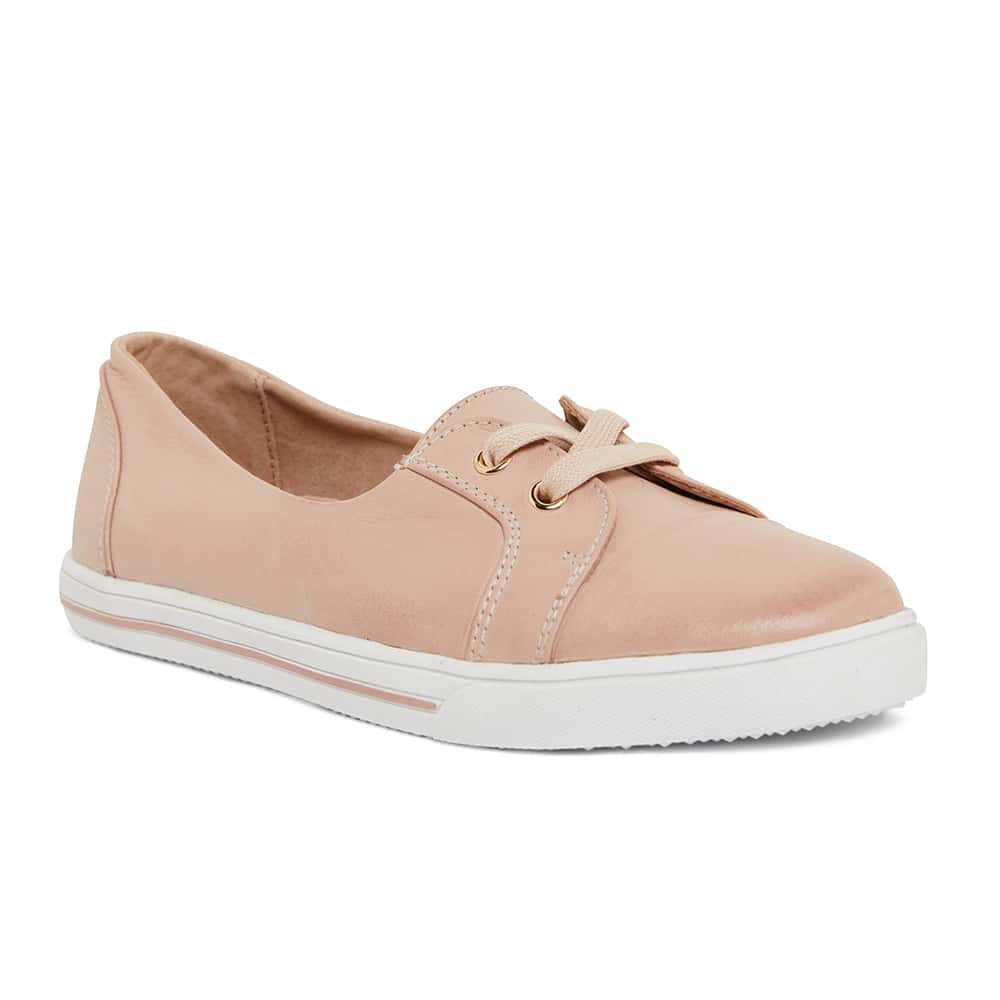 Vectra Sneaker in Blush Leather