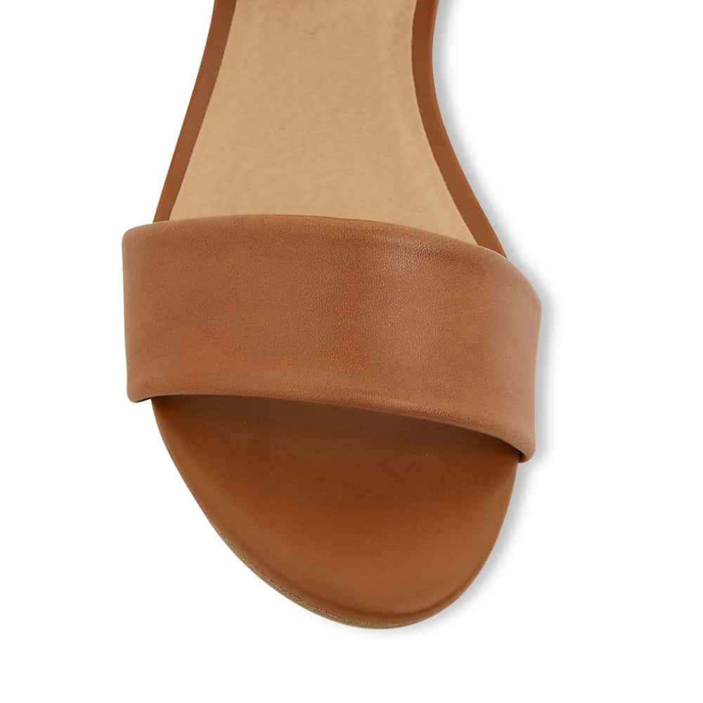 Vienna Heel in Tan Leather
