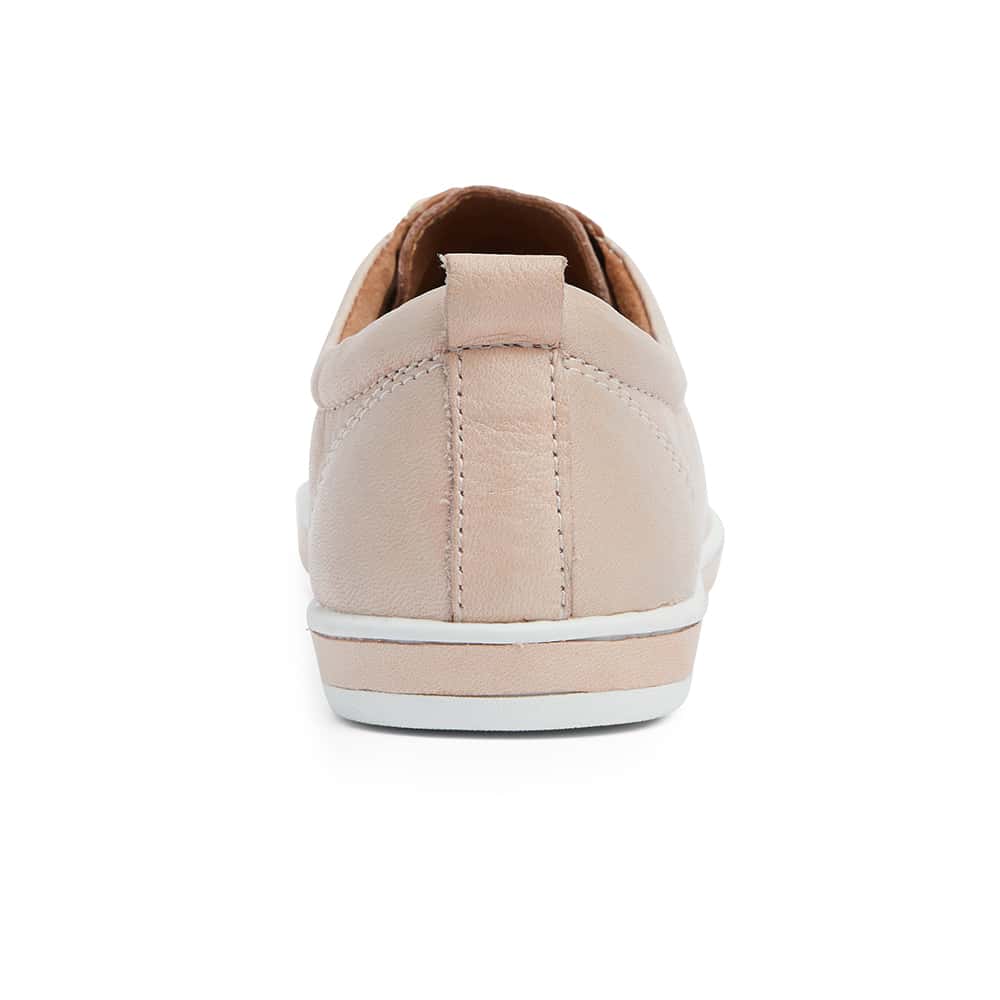 Waffle Sneaker in Blush Leather