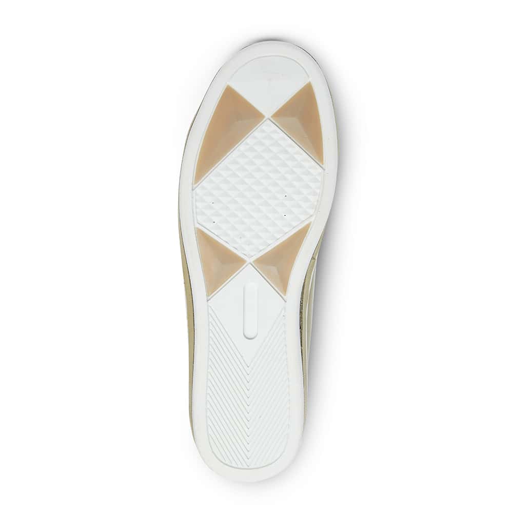 Waffle Sneaker in Khaki Leather