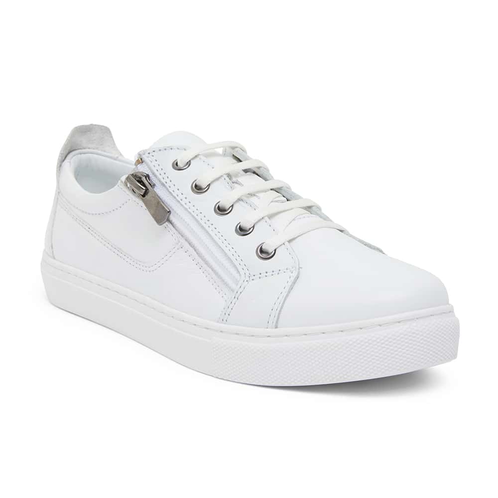 Wales Sneaker in White Leather