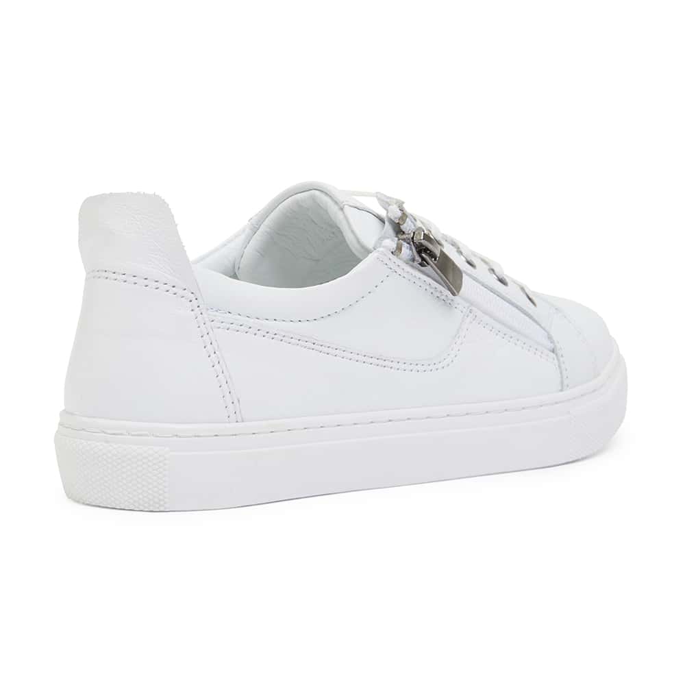 Wales Sneaker in White Leather