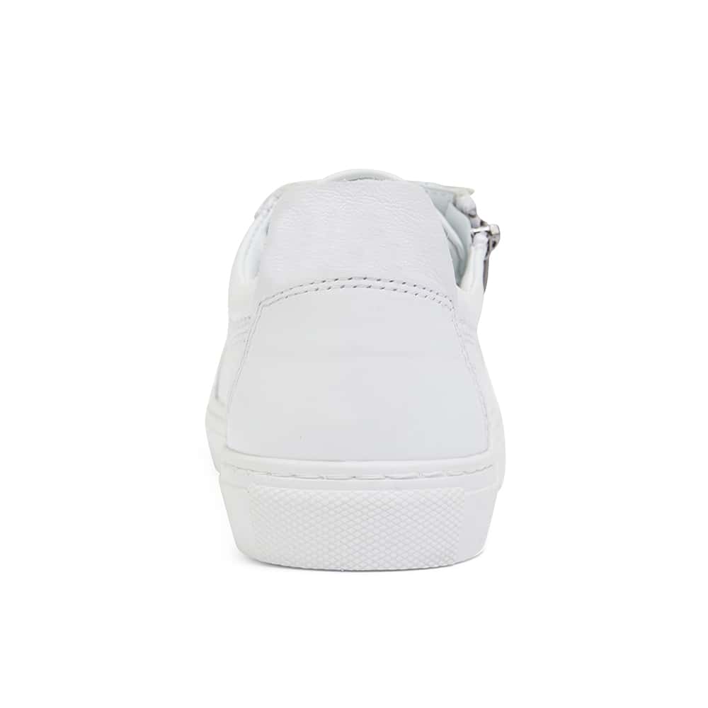 Wales Sneaker in White Leather