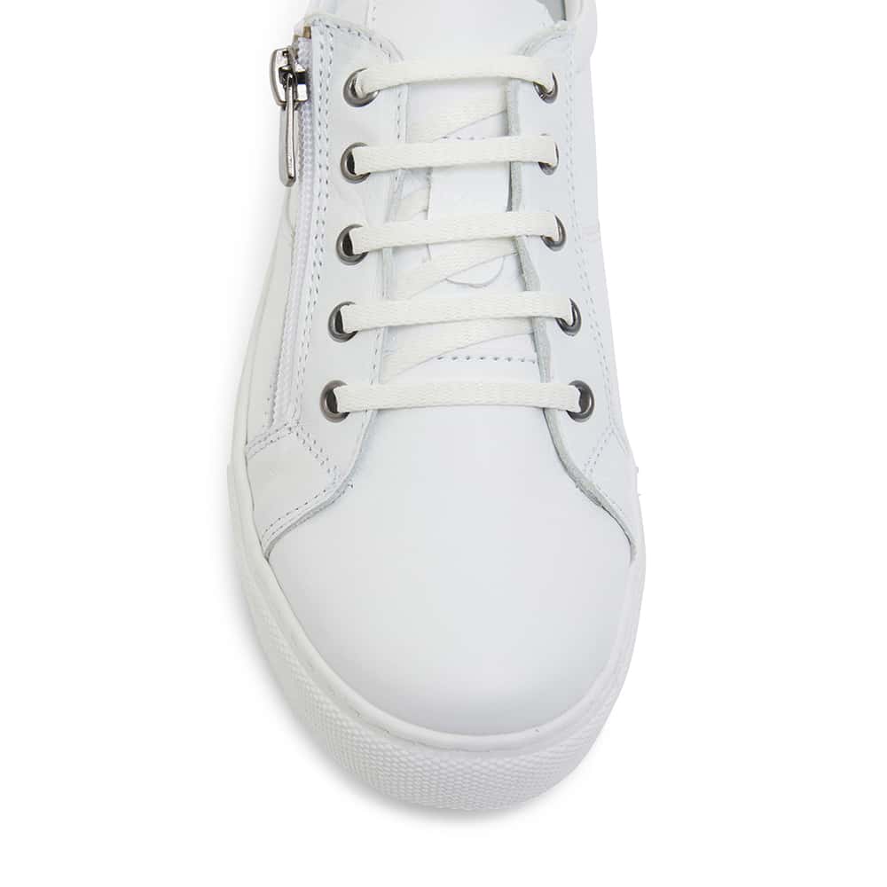 Wales Sneaker in White Leather
