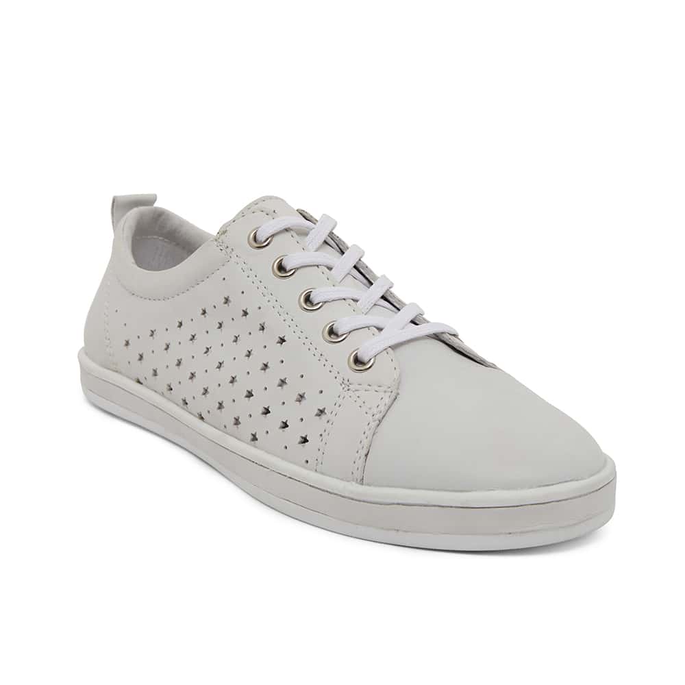 Warwick Sneaker in White Leather