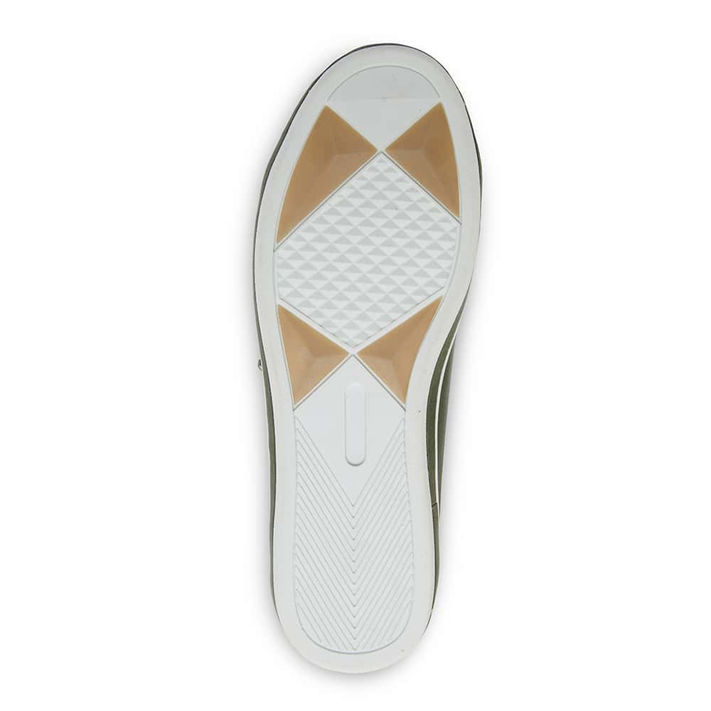 Whisper Sneaker in Khaki Leather