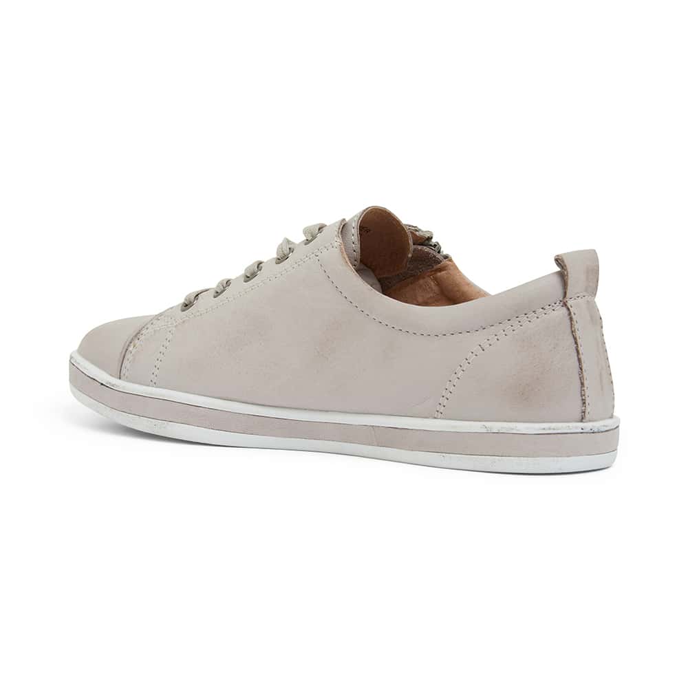 Whisper Sneaker in Light Grey Leather