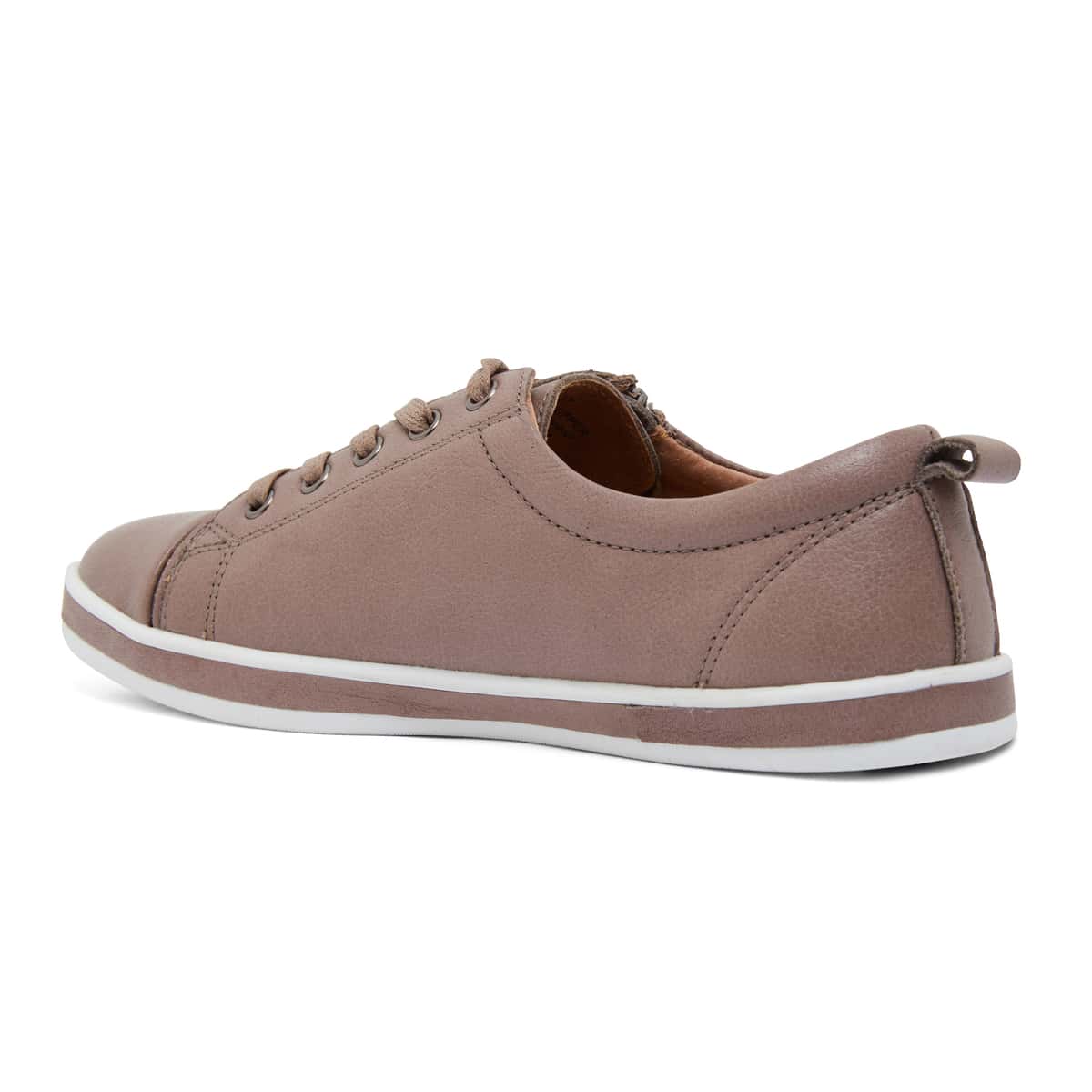 Whisper Sneaker in Taupe Leather