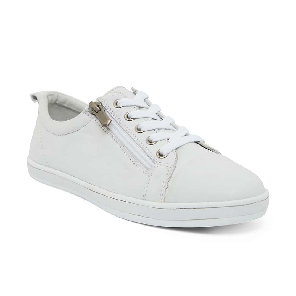 Whisper Sneaker in White Leather | Easy Steps | Shoe HQ