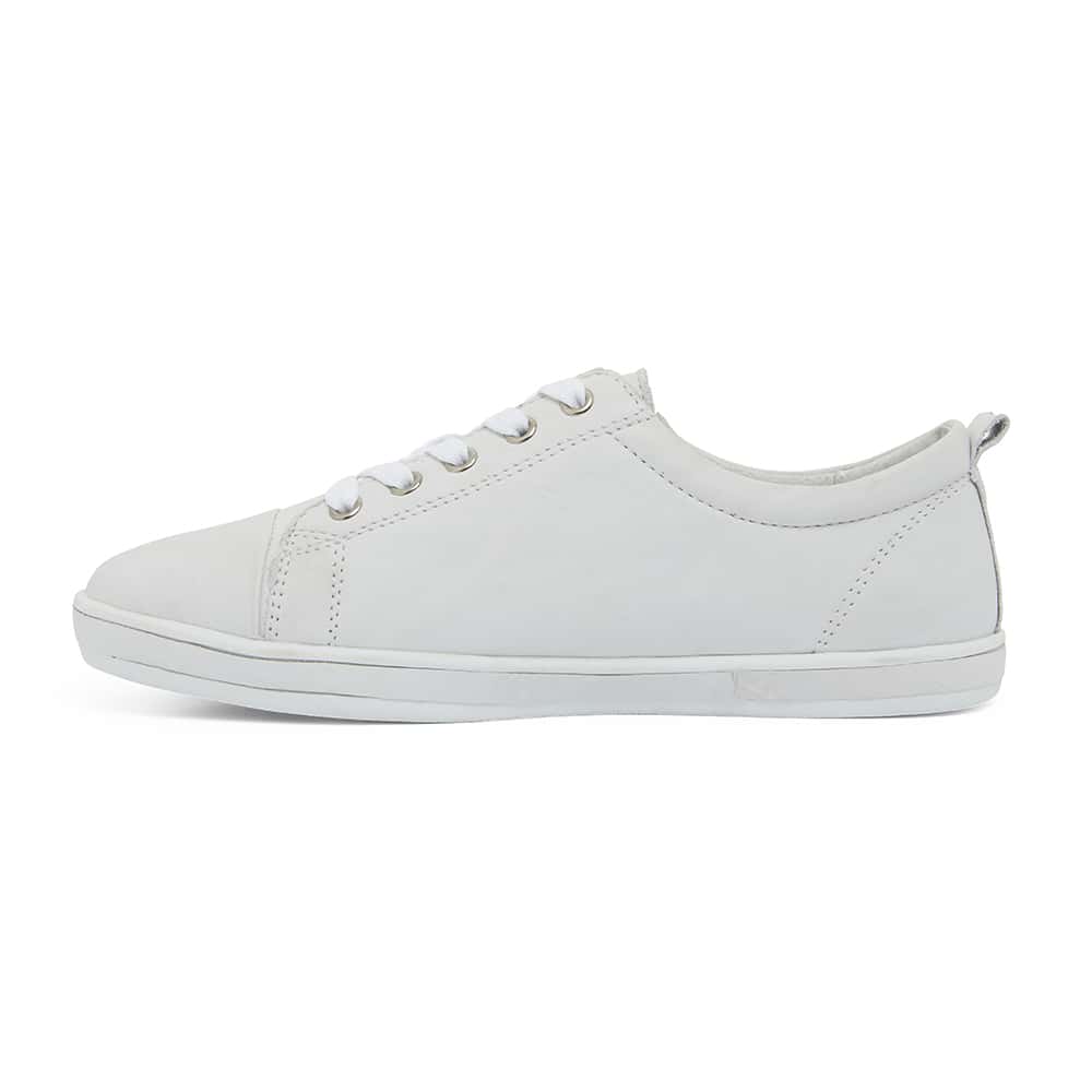 Whisper Sneaker in White Leather | Easy Steps | Shoe HQ