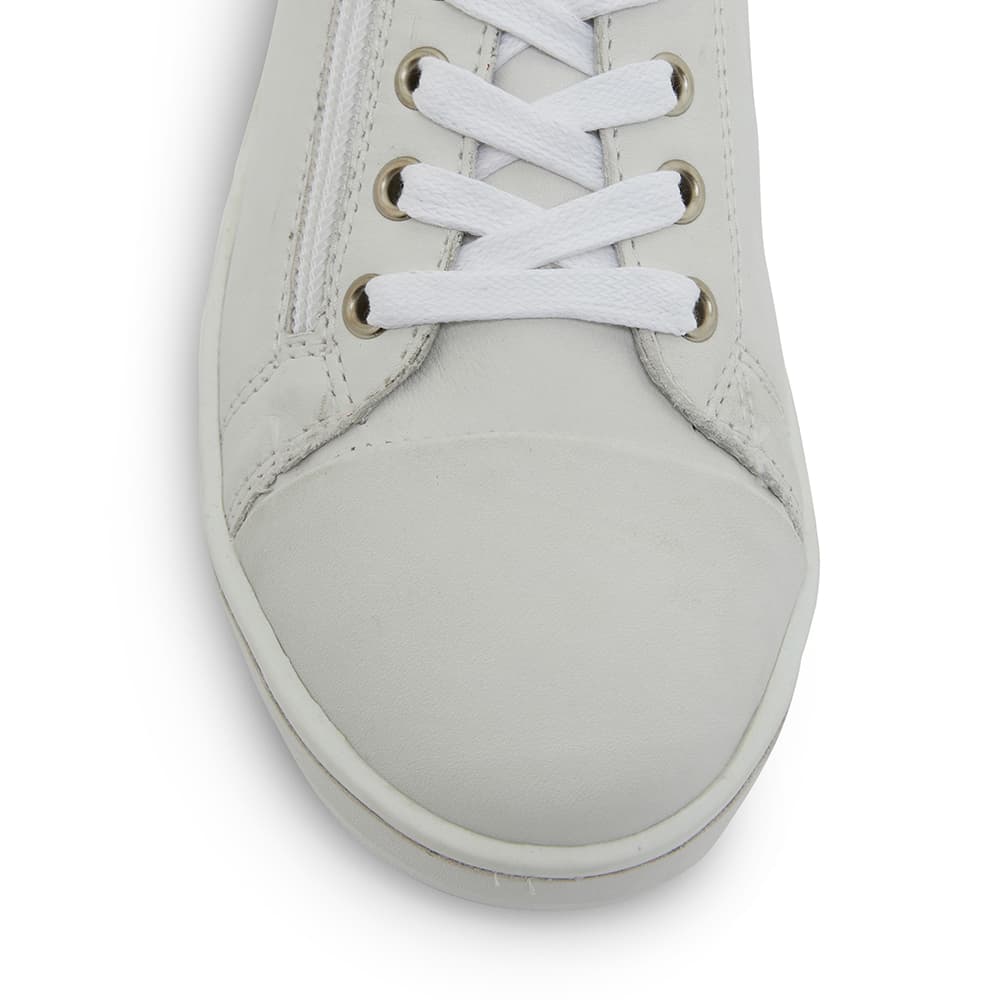 Whisper Sneaker in White Leather