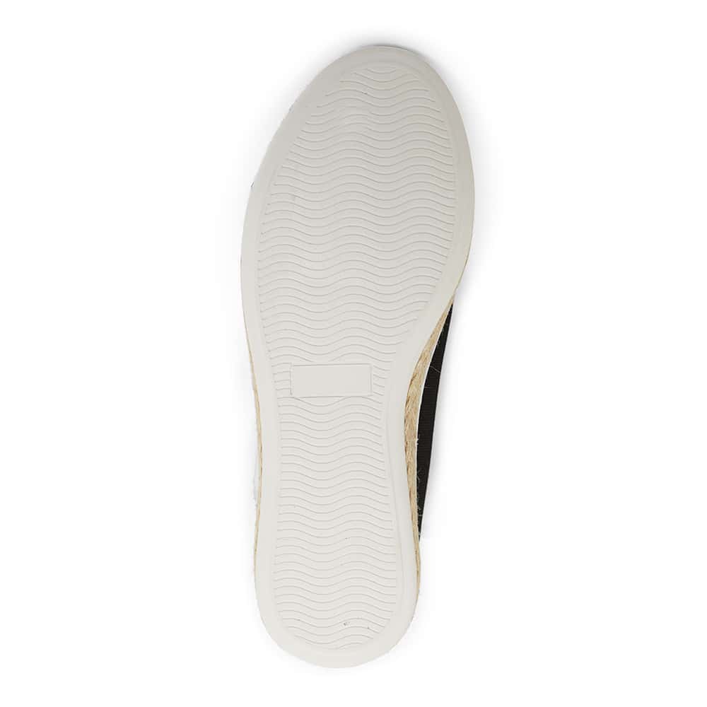 Yale Sneaker in Black Canvas And Smooth