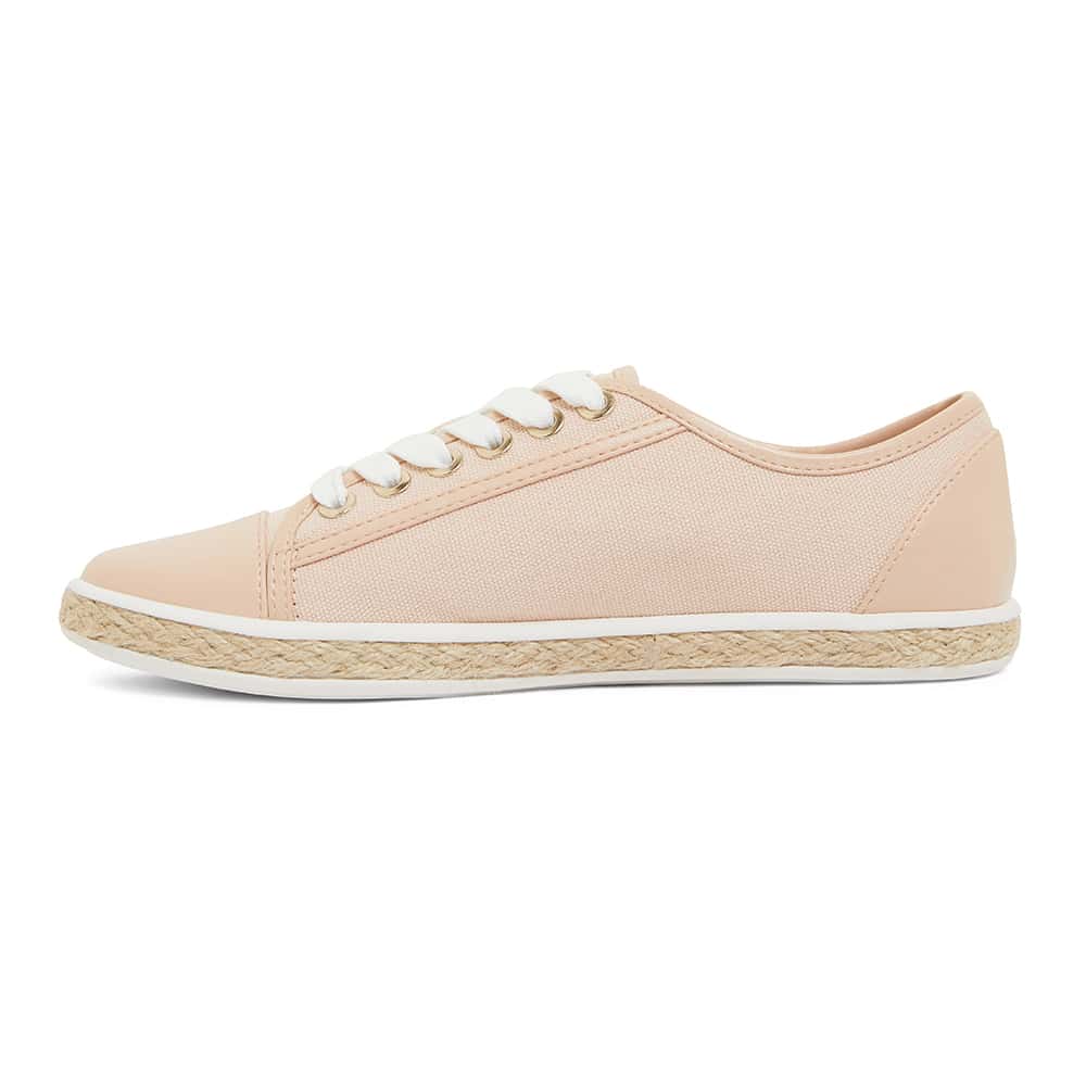 Yale Sneaker in Blush Canvas And Smooth