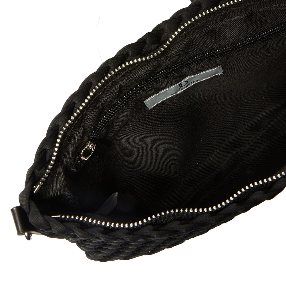 Dance Handbag in Black Weave