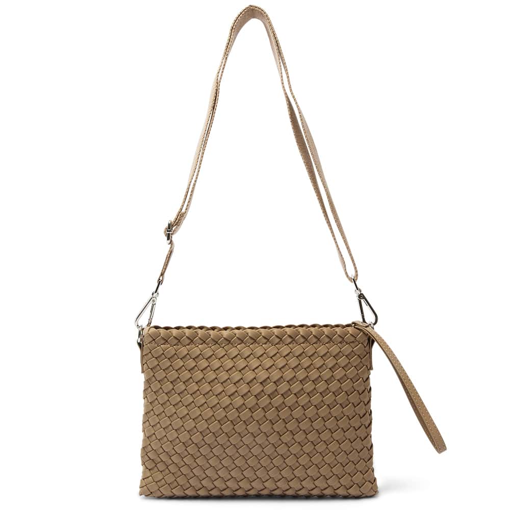 Dance Handbag in Taupe Weave