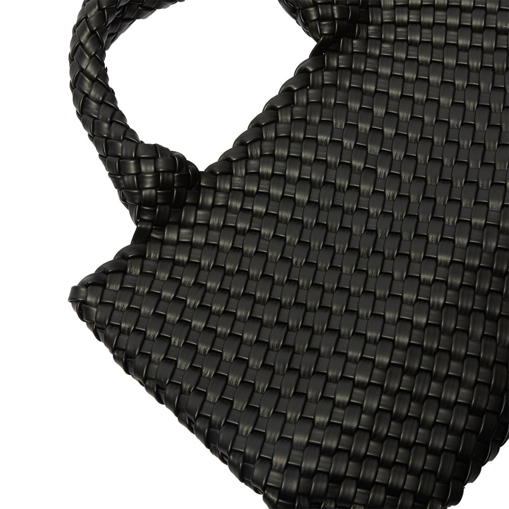 Destiny Handbag in Black Weave