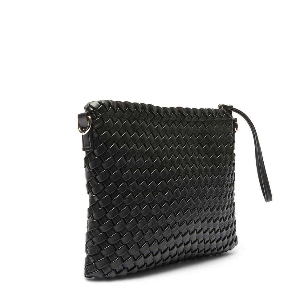 Devoted Handbag in Black Weave