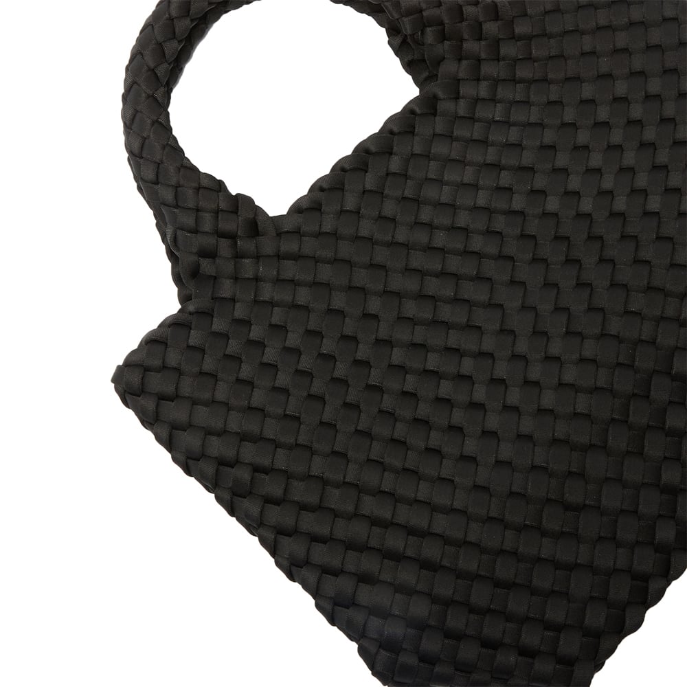 Dixie Tote in Black Weave