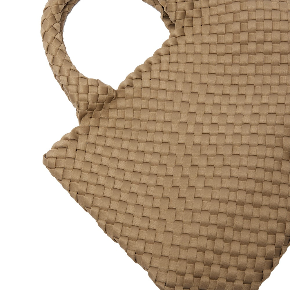 Dixie Handbag in Taupe Weave