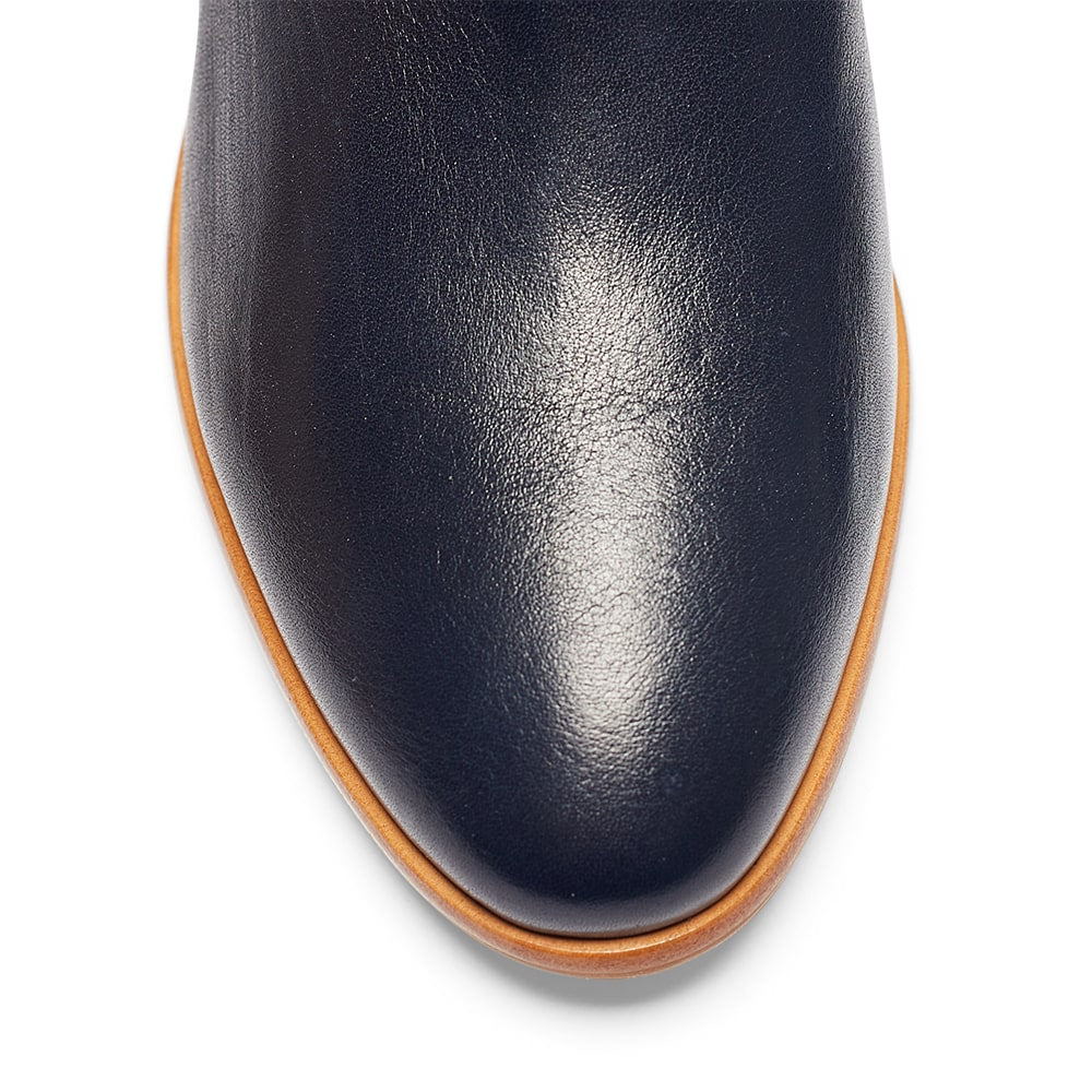 Aaron Boot in Navy Leather