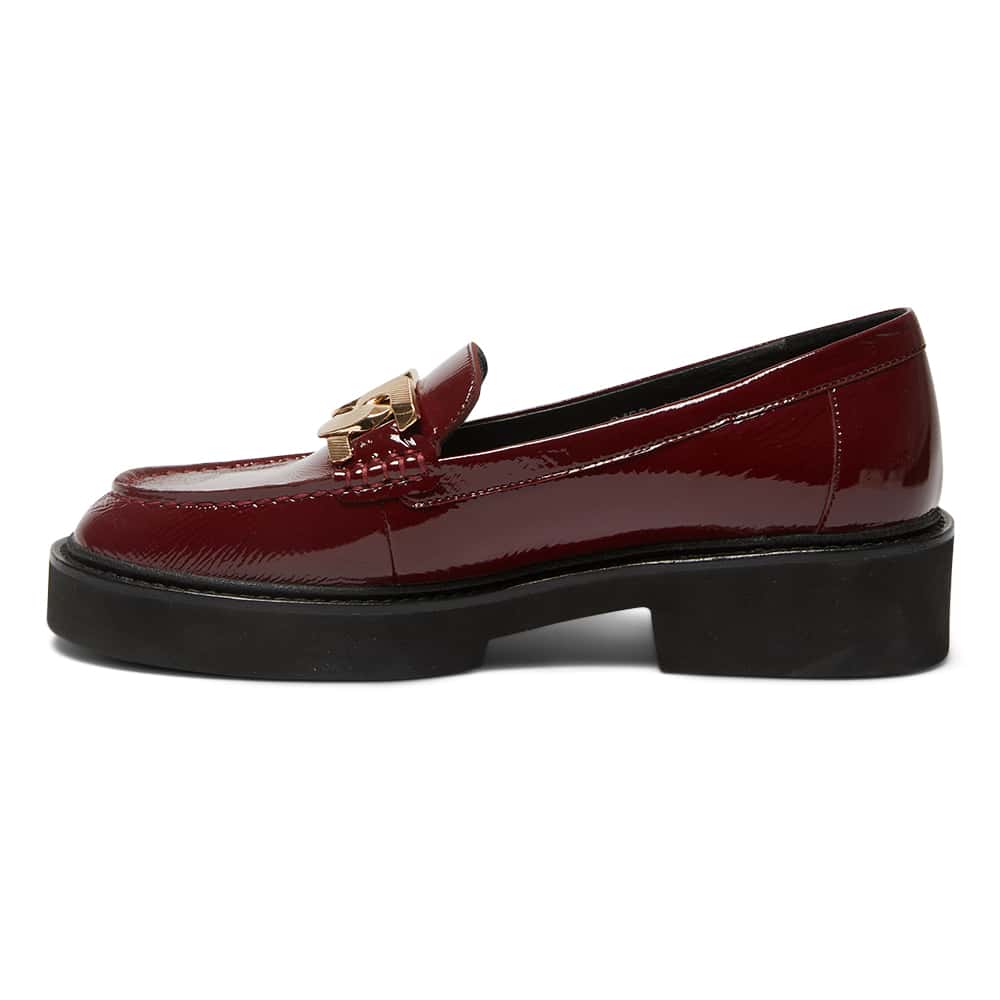 Admire Loafer in Wine Patent