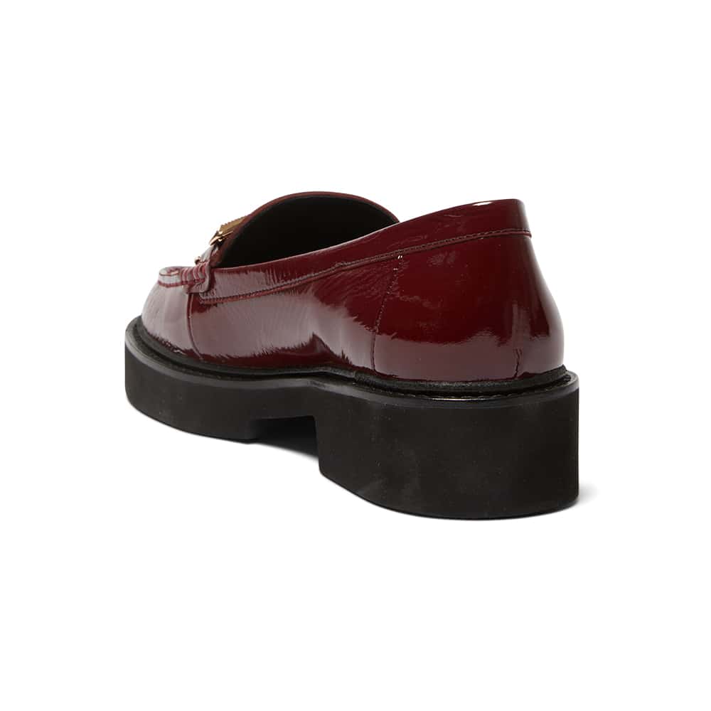 Admire Loafer in Wine Patent