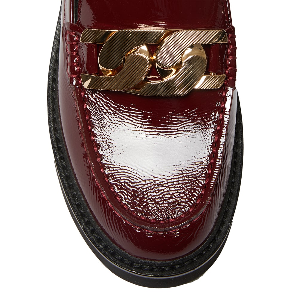 Admire Loafer in Wine Patent