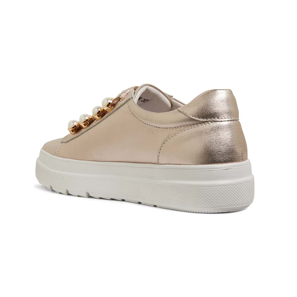 Bant Sneaker in Soft Gold Leather