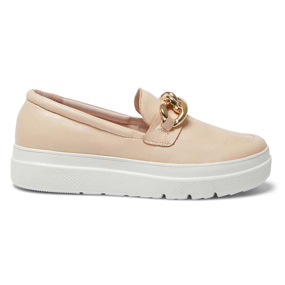 Bates Sneaker in Blush Leather